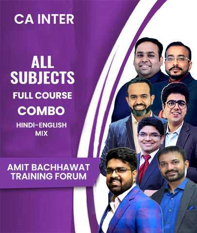 CA Inter All Subjects Full Course Combo By Amit Bachhawat Training Forum