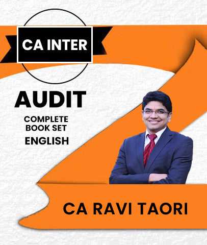 CA Inter Audit Complete Book Set By Ca Ravi Taori