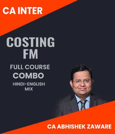 CA Inter Costing and FM Full Course Combo By CA Abhishek Zaware