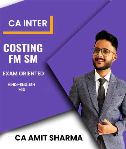 CA Inter Costing and FM SM Exam Oriented Combo By CA Amit Sharma