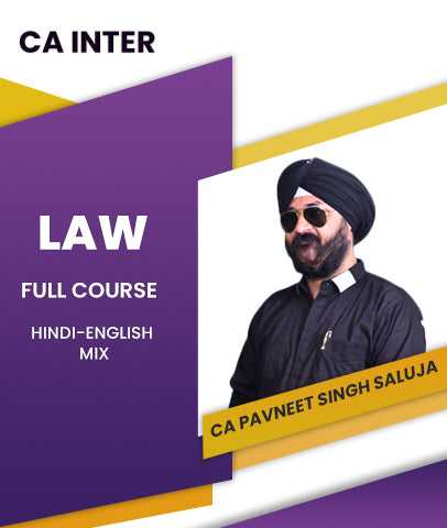 CA Inter Law Full Course By CA Pavneet Singh Saluja