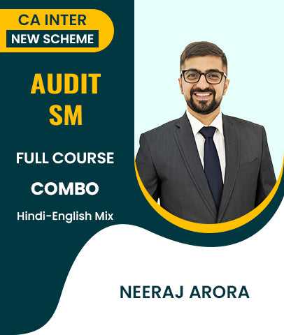 CA Inter Audit and SM Full Course Combo By Neeraj Arora