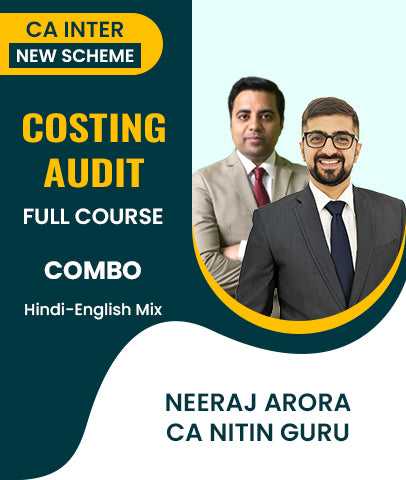 CA Inter  Costing and Audit Full Course Combo By CA Nitin Guru and Neeraj Arora