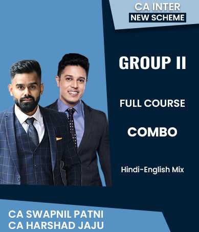 CA Inter Group 2 Full Course May 24 Recording By CA Swapnil Patni Classes