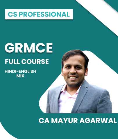 CS Professional GRMCE Full Course By CA Mayur Agarwal