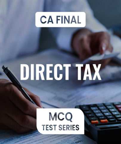 CA Final Direct Tax MCQ Test Series By Zeroinfy