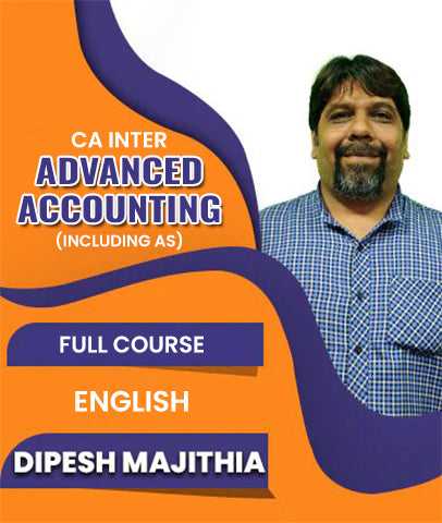 CA Inter Advanced Accounting Full Course in English By J.K.Shah Classes - Prof Dipesh Majithia