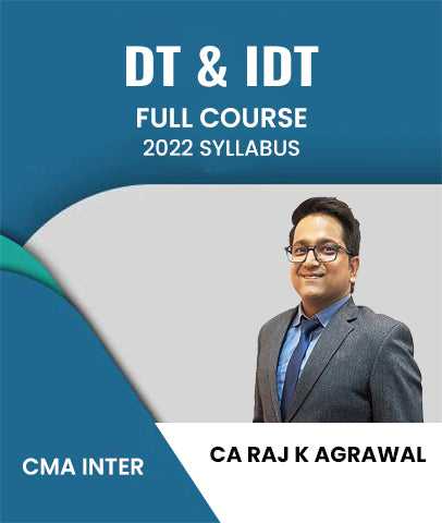 CMA Inter 2022 Syllabus Direct and Indirect Taxation Full Course By CA Raj K Agrawal