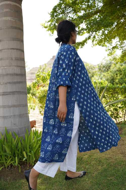 Indigo Onesize Kurta