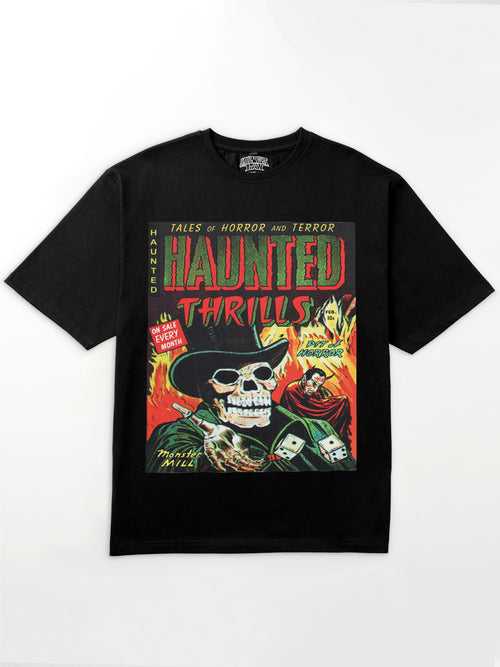 Haunted Thrills Oversized T-Shirt