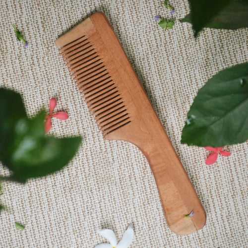 Neem Wood Comb ~ Handle