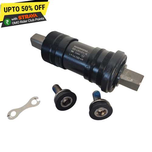 Shimano BB-UN101/-K Square Tapered BB set | 123 mm Bottom Bracket for Bicycle