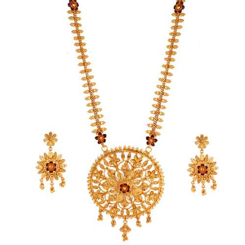 Royal Flower Locket Sitahar Set