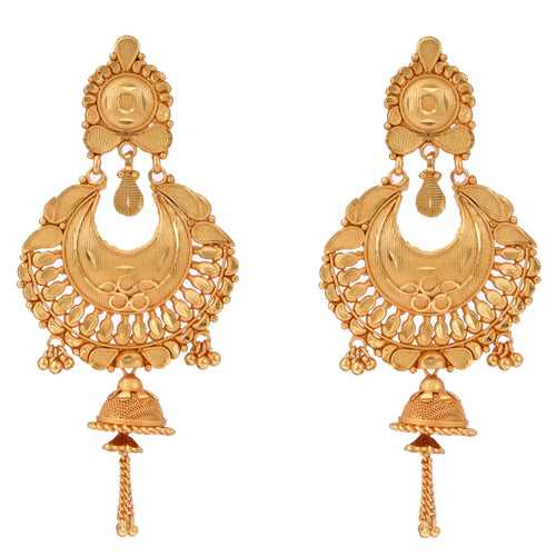 Charming Jhumka Chandbali Earrings