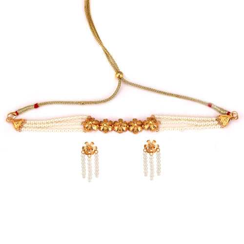 Shefali - Beaded Choker Set