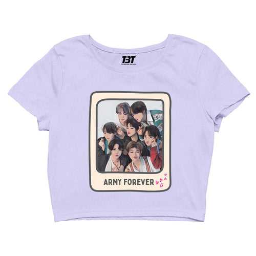 BTS Crop Top - Army Forever