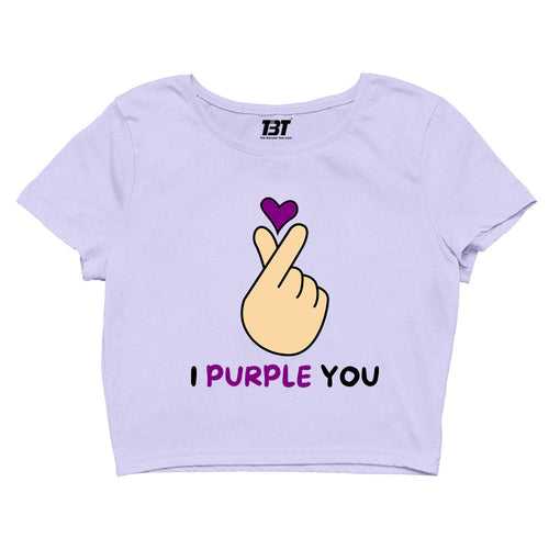 BTS Crop Top - I Purple You