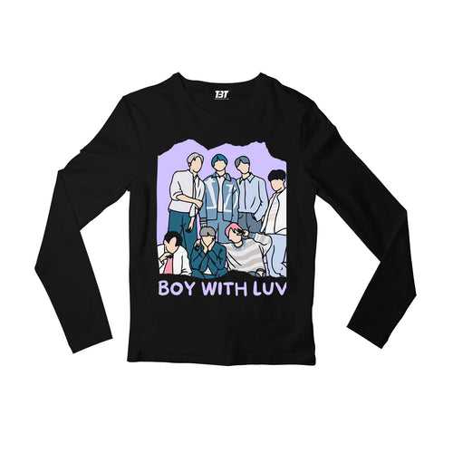 BTS Full Sleeves T shirt - Boy With Luv