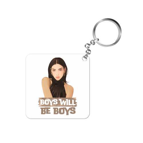 Dua Lipa Keychain - Boys Will Be Boys