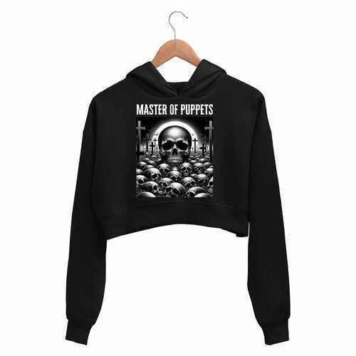 Metallica Crop Hoodie - Obey Your Master