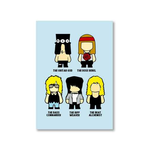 Guns N' Roses Poster - Toon Rebels