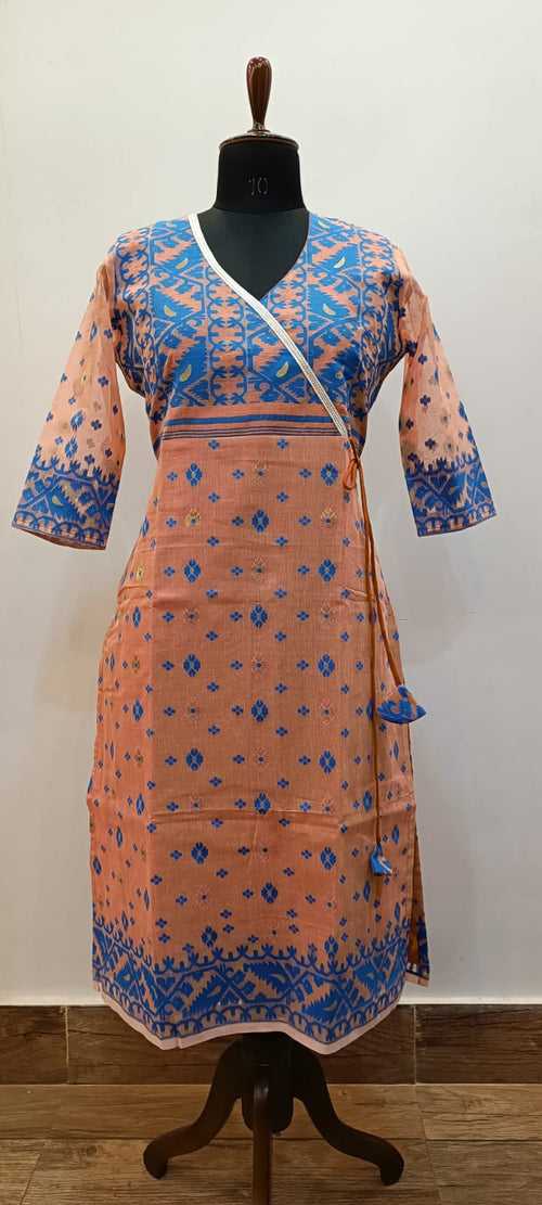 Resham Jamdani Kurti SN2023WPRJ102