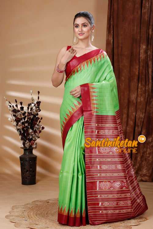 Tussar By Eri Silk Odisha Handloom Ikkat Saree SN202314946