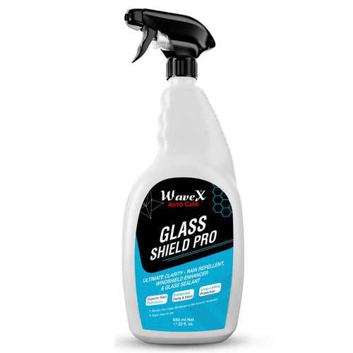 Glass Shield Pro Car Glass Cleaner & Rain Repellent for Car Windshield 650 ml | SiO2 Infused Car Glass Cleaner + Car Windshield Cleaner