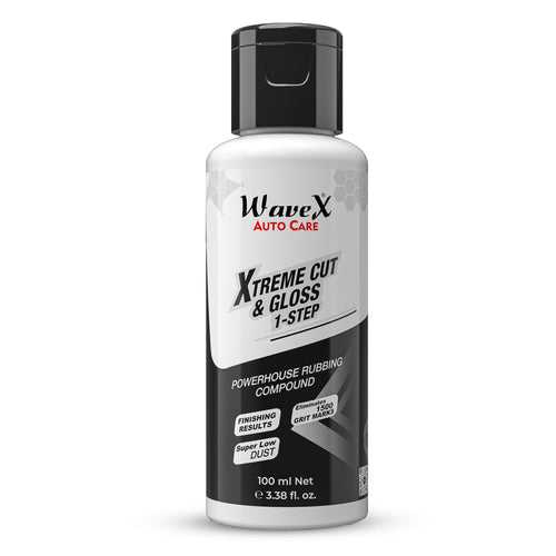 Wavex XCG Xtreme Cut & Gloss 1-Step Compound 100 ml - Professional Grade Polish for Exceptional Paint Correction and Stunning Gloss - Diminishing Abrasives - Silicone-Free - Versatile and Easy to Use