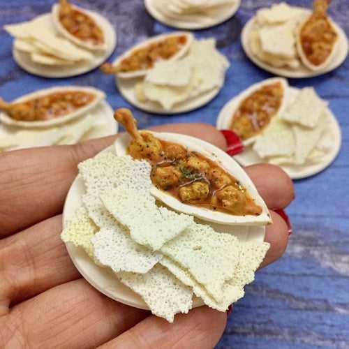(Copy) Mangalore  Kori Roti South Indian Miniature Food Magnet