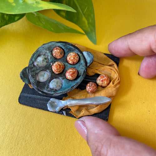 Kuzhi Paniyaram Breakfast South Indian Miniature Food Magnet