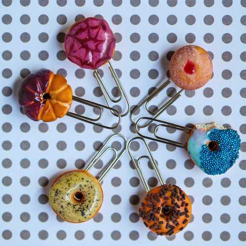 Sugary Donuts Miniature Planner N Paper Pins