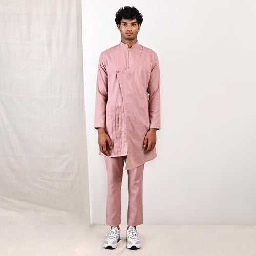 Easton - Mauve Asymmrtrical Kurta Set