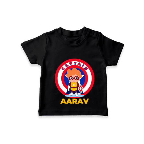 Celebrate The Super Kids Theme With "Captain" Personalized Kids T-shirt