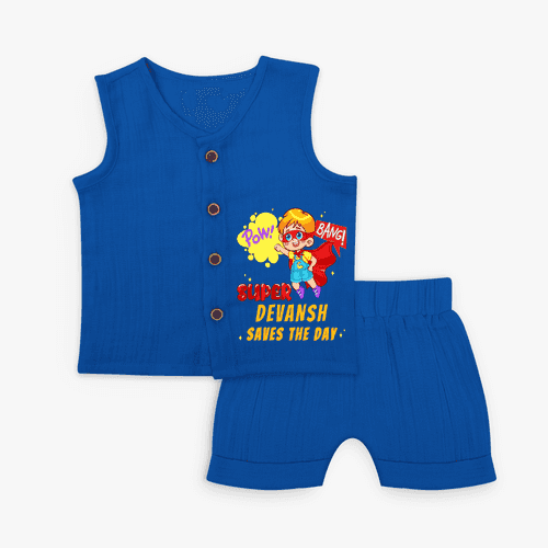 Celebrate The Super Kids Theme With "Pow! Bang! Super Boy Saves The Day" Personalized Jabla set for your Baby