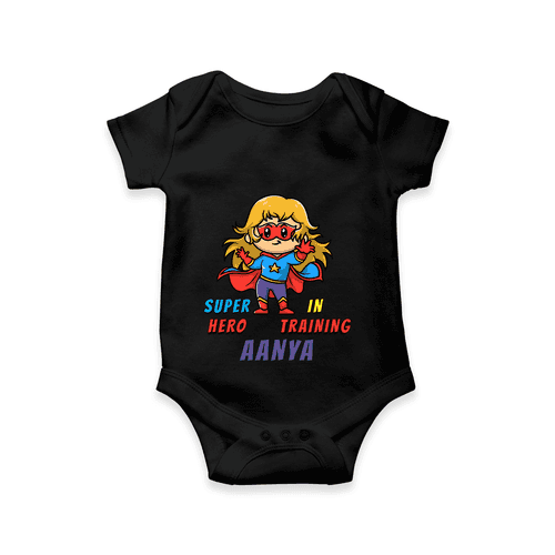 Celebrate The Super Kids Theme With "Super Hero In Training" Personalized Romper for Babies