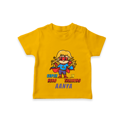 Celebrate The Super Kids Theme With "Super Hero In Training" Personalized T-shirt for Kids