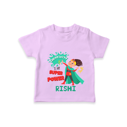 Celebrate The Super Kids Theme With "Creativity is my Super Power" Personalized Kids T-shirt