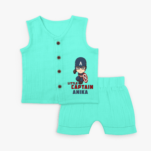 Celebrate The Super Kids Theme With "Little Captain" Personalized Jabla set for your Baby