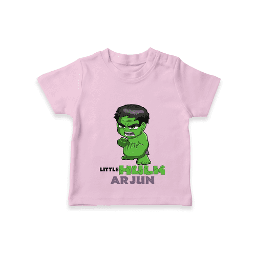 Celebrate The Super Kids Theme With "Little Hulk" Personalized Kids T-shirt