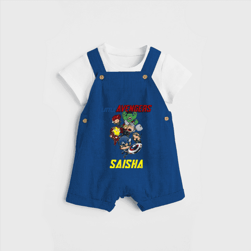 Celebrate The Super Kids Theme With "Little Avengers" Personalized Dungaree set for your Baby