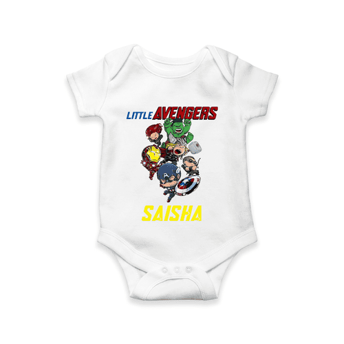 Celebrate The Super Kids Theme With "Little Avengers" Personalized Romper For your Baby