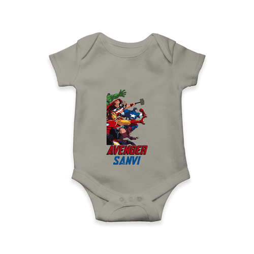 Celebrate The Super Kids Theme With "AVENGER" Personalized Romper For your Baby