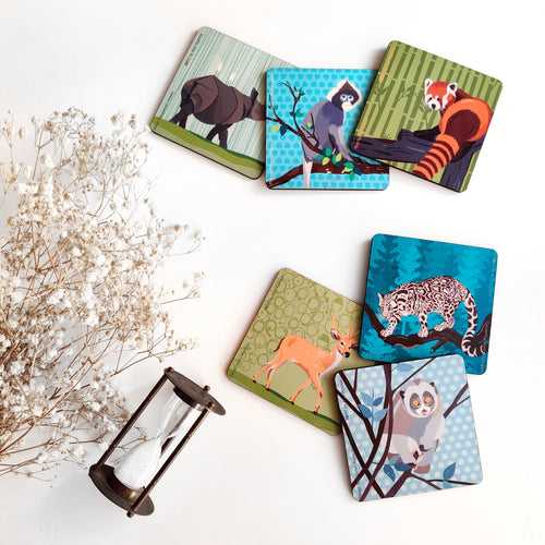 NorthEast Fauna Coasters - Set of Six