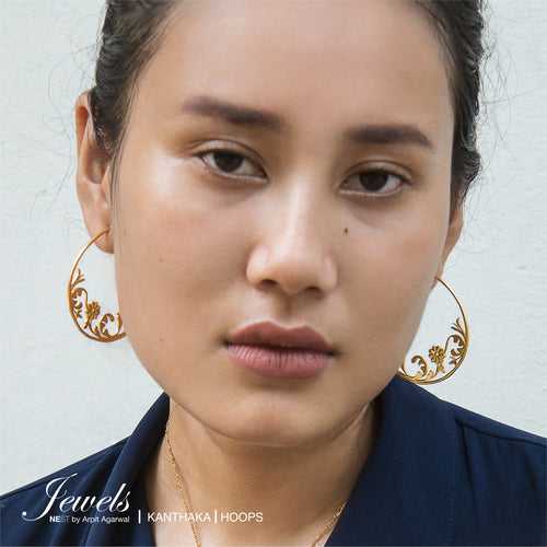 Kanthaka Hoop Earrings