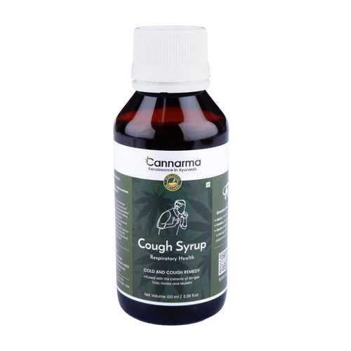 Cannarma Natural Cough Syrup | With the goodness of Ginger, Tulsi, Honey & Mulethi | Sugar Free Syrup