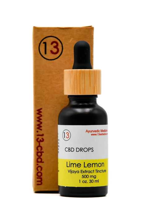 CBD  Oil Tincture - Lime Lemon (30 ml)-13 Extracts