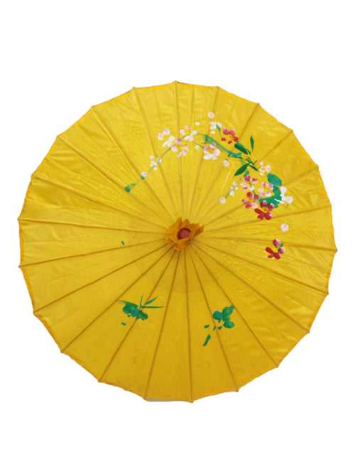 Yellow Umbrella Japanese Kimono Dance Kids & Adults Costume Accessory