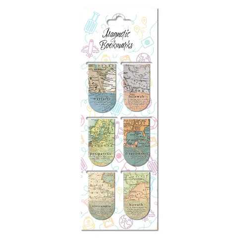 Travel Magnetic Bookmark (Pack of 6)