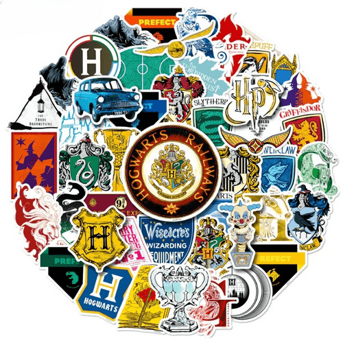 Harry Potter Collectable Stickers - Pack Of 48 Stickers